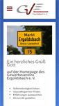 Mobile Screenshot of gv-ergoldsbach.de